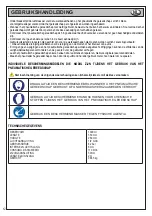 Preview for 12 page of Beta 019510101 Operation Manual And Instructions