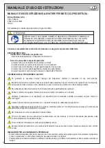 Preview for 2 page of Beta 030500201 Operation Manual And Instructions