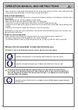 Preview for 10 page of Beta 030500201 Operation Manual And Instructions