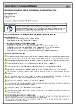 Preview for 30 page of Beta 030500201 Operation Manual And Instructions