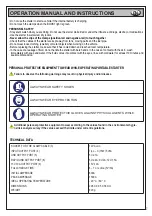 Preview for 7 page of Beta 1498BC/12 Operation Manual And Instructions