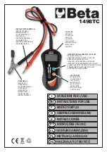 Preview for 1 page of Beta 1498TC Instructions For Use Manual