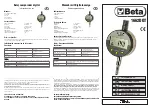 Preview for 1 page of Beta 1662DGT Instructions For Use