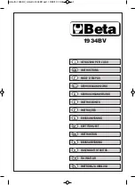 Предварительный просмотр 1 страницы Beta 1934BV Instructions Manual