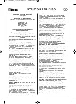 Предварительный просмотр 5 страницы Beta 1934BV Instructions Manual