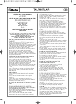 Предварительный просмотр 29 страницы Beta 1934BV Instructions Manual