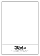 Preview for 76 page of Beta 1946C4,8 Operation Manual And Instructions