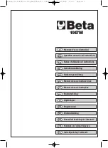 Beta 1947M Operation Manual And Instructions preview