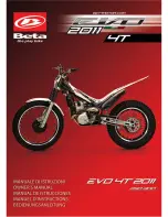 Beta 2011 Evo 4T 250 Owner'S Manual preview