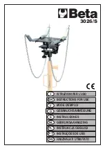 Beta 3026/S Instructions For Use Manual preview