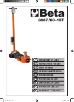 Preview for 1 page of Beta 3067/60-15T Instructions For Use Manual