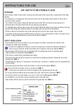 Preview for 7 page of Beta 3067/70-13T Instructions For Use Manual