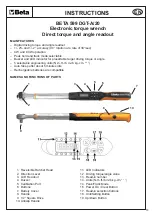 Preview for 13 page of Beta 599 DGT-A/20 Instructions For Use Manual