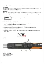 Preview for 15 page of Beta 599 DGT-A/20 Instructions For Use Manual