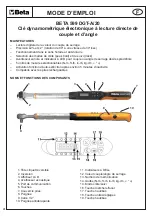 Preview for 24 page of Beta 599 DGT-A/20 Instructions For Use Manual