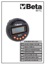 Preview for 1 page of Beta 601C Instructions For Use Manual