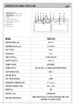 Предварительный просмотр 12 страницы Beta 7042LCD Instructions For Use Manual