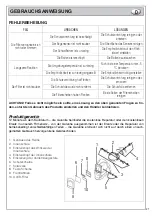 Предварительный просмотр 21 страницы Beta 7042LCD Instructions For Use Manual