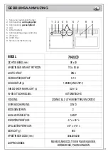 Предварительный просмотр 37 страницы Beta 7042LCD Instructions For Use Manual