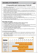 Предварительный просмотр 43 страницы Beta 7042LCD Instructions For Use Manual