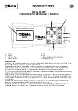 Preview for 10 page of Beta 960TP Instructions Manual