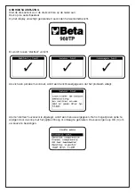 Preview for 28 page of Beta 960TP Instructions Manual