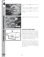 Preview for 72 page of Beta RR 250 2T EUROPA 2019 Owner'S Manual