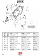 Предварительный просмотр 46 страницы Beta RR 2T ENDURO 2013 250 Catalogue Of Spare Parts