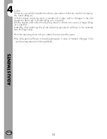 Preview for 62 page of Beta RS 4T 400 Handbook