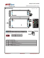 Предварительный просмотр 8 страницы BetaDyne Power RSP-1500-12 Manual