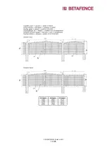 Предварительный просмотр 19 страницы Betafence NEW Decofor Assembly Manual