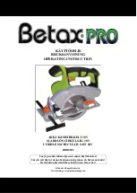 Betax PRO DBB0202 Operating Instruction preview