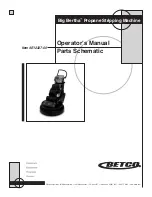 BETCO Big Bertha Operator'S Manual preview