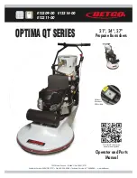 BETCO E12309-00 Operator And Parts Manual preview