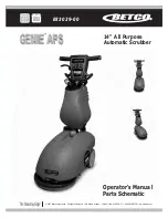 BETCO e83039-00 Genie B 14" Operator'S Manual preview