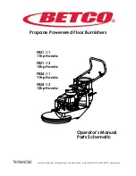 BETCO PB21-11 Operator'S Manual preview