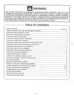 Preview for 2 page of BETCO SM1200 Operator'S Manual