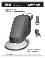 BETCO XT3 27 Operator'S Manual preview