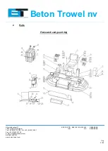 Preview for 21 page of Beton Trowel RIDE ON BT900 2PFH Instruction Manual