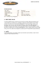 Preview for 6 page of Betonblock CL60 Operation Instructions Manual