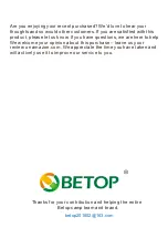 Preview for 13 page of BETOP LS-HB100 Use And Care Manual