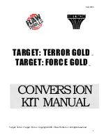Betson RAW THRILLS Target: Force Gold Manual preview