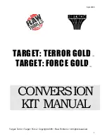 Preview for 1 page of Betson RAW THRILLS Target: Force Gold Manual