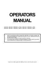 Preview for 2 page of Betson RAW THRILLS TERROR Operator'S Manual