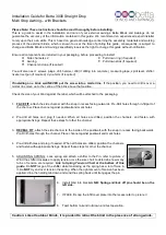 Preview for 1 page of Betta 3000 Installation Manual