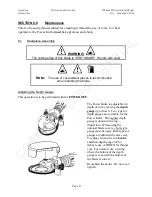 Preview for 12 page of BETTCHER INDUSTRIES 109001 Operator'S Manual