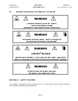 Preview for 19 page of BETTCHER INDUSTRIES AirShirz Operating Instructions And Spare Parts List