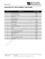 Preview for 111 page of BETTCHER INDUSTRIES Quantum Flex  X350 Operating Instructions/Spare Parts List