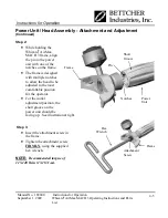 Предварительный просмотр 29 страницы BETTCHER INDUSTRIES Whizard AirMax MACH 3 Operating Instructions & Parts List Manual