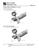 Предварительный просмотр 52 страницы BETTCHER INDUSTRIES Whizard AirMax MACH 3 Operating Instructions & Parts List Manual